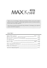 Preview for 3 page of Maxcare Max Knee 2.0 User Manual