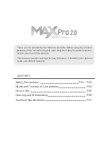 Предварительный просмотр 13 страницы Maxcare MAX Pro 2.0 Manual