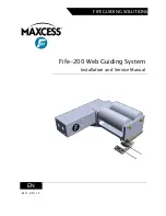 Предварительный просмотр 1 страницы Maxcess Fife-200 Installation And Service Manual