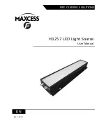 Preview for 1 page of Maxcess H3257 User Manual