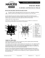 Maxcess MAGPOWR B Series Installation And Maintenance Manual предпросмотр