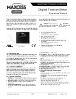 Preview for 1 page of Maxcess MAGPOWR DTM Instruction Manual