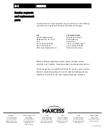 Preview for 44 page of Maxcess MAGPOWR DTR-65 Installation And User Manual