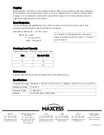 Preview for 2 page of Maxcess MAGPOWR Perma-Tork HC2 Instruction Manual