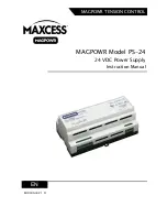 Предварительный просмотр 1 страницы Maxcess MAGPOWR PS-24 Instruction Manual