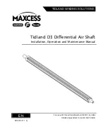 Preview for 1 page of Maxcess Tidland D3 Installation, Operation And Maintenance Manual