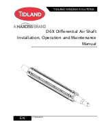 Maxcess TIDLAND D6X Installation, Operation And Maintenance Manual предпросмотр