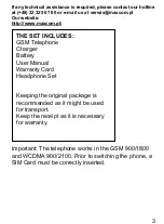 Preview for 3 page of Maxcom CLASSIC MM330 3G Manual