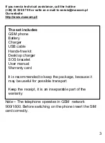 Preview for 3 page of Maxcom COMFORT MM715 SOS User Manual