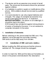 Preview for 11 page of Maxcom COMFORT MM715 SOS User Manual