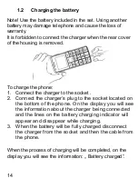 Preview for 14 page of Maxcom COMFORT MM715 SOS User Manual