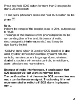 Preview for 21 page of Maxcom COMFORT MM715 SOS User Manual