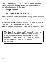 Preview for 22 page of Maxcom COMFORT MM715 SOS User Manual