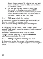 Preview for 26 page of Maxcom COMFORT MM715 SOS User Manual