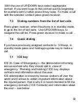 Preview for 33 page of Maxcom COMFORT MM715 SOS User Manual