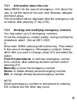 Preview for 35 page of Maxcom COMFORT MM715 SOS User Manual