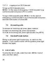 Preview for 38 page of Maxcom COMFORT MM715 SOS User Manual