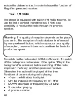 Preview for 46 page of Maxcom COMFORT MM715 SOS User Manual