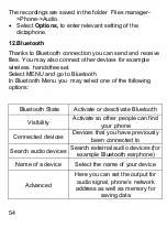 Preview for 54 page of Maxcom COMFORT MM715 SOS User Manual