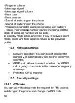 Preview for 60 page of Maxcom COMFORT MM715 SOS User Manual