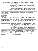 Preview for 64 page of Maxcom COMFORT MM715 SOS User Manual