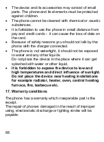 Preview for 68 page of Maxcom COMFORT MM715 SOS User Manual