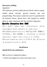 Preview for 6 page of Maxcom MM 819 Manual