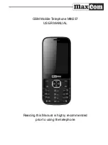 Maxcom MM237 User Manual предпросмотр