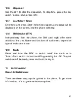 Preview for 41 page of Maxcom MM237 User Manual