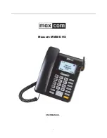 Предварительный просмотр 1 страницы Maxcom MM28D HS User Manual