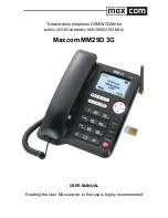 Maxcom MM29D 3G User Manual предпросмотр