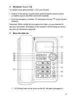 Предварительный просмотр 9 страницы Maxcom MM29D 3G User Manual