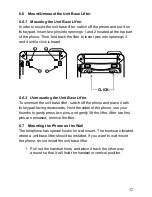 Предварительный просмотр 17 страницы Maxcom MM29D 3G User Manual