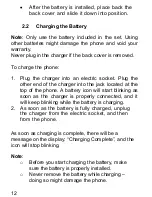 Предварительный просмотр 12 страницы Maxcom MM320 User Manual