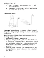 Предварительный просмотр 12 страницы Maxcom MM35D User Manual