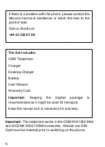 Preview for 6 page of Maxcom MM36D User Manual