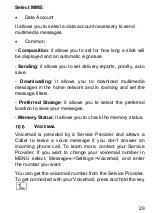 Preview for 29 page of Maxcom MM36D User Manual