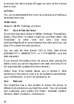 Preview for 34 page of Maxcom MM36D User Manual