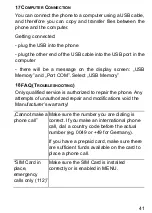 Preview for 41 page of Maxcom MM36D User Manual