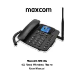 Preview for 1 page of Maxcom MM41D User Manual