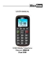 Maxcom MM428 User Manual предпросмотр