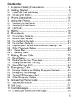 Preview for 5 page of Maxcom MM428 User Manual