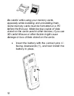 Preview for 12 page of Maxcom MM428 User Manual