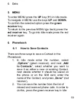 Preview for 19 page of Maxcom MM428 User Manual