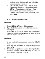 Preview for 20 page of Maxcom MM428 User Manual