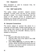 Preview for 42 page of Maxcom MM428 User Manual