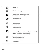 Предварительный просмотр 22 страницы Maxcom MM431 BB User Manual