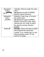 Предварительный просмотр 24 страницы Maxcom MM431 BB User Manual