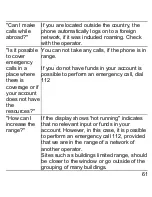 Предварительный просмотр 61 страницы Maxcom MM431 BB User Manual