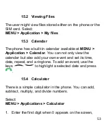 Предварительный просмотр 53 страницы Maxcom MM432BB User Manual